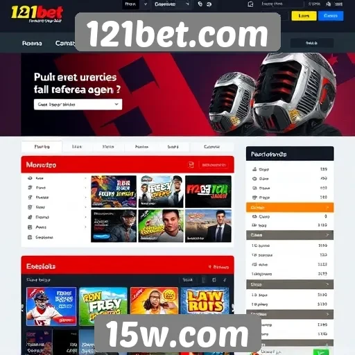 Interface de usuário e experiência de navegação no 121bet